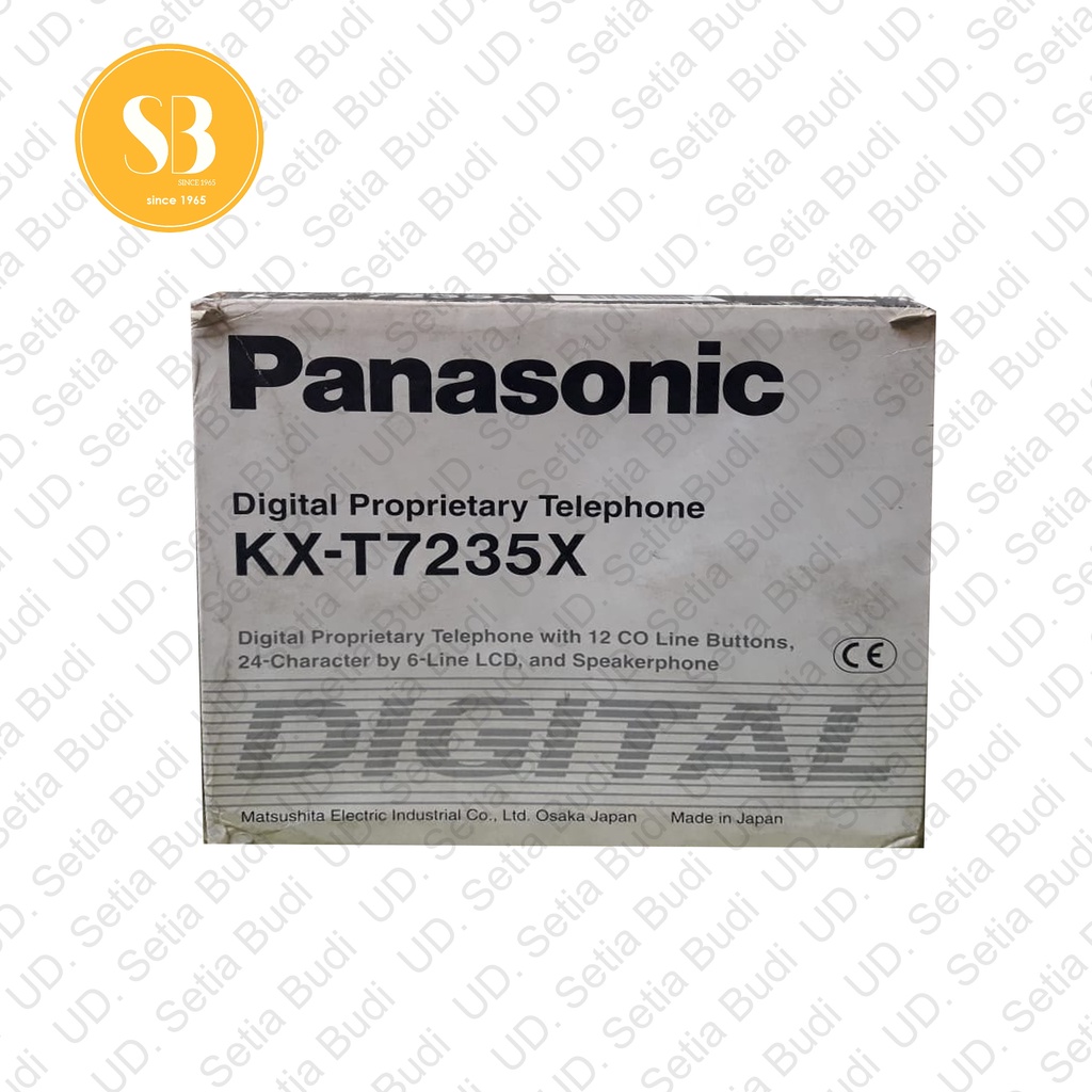 Telepon Rumah / Kantor 12 Tombol CO Panasonic KX-T7235 Asli Jepang