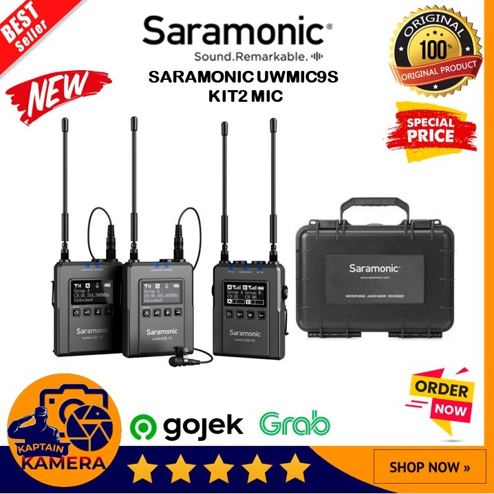 Saramonic UwMic9s Kit2 Wireless Microphone / Microphone Saramonic