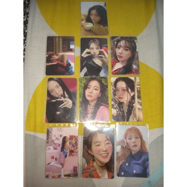 PC irene pc seulgi, Photo card Red velvet
