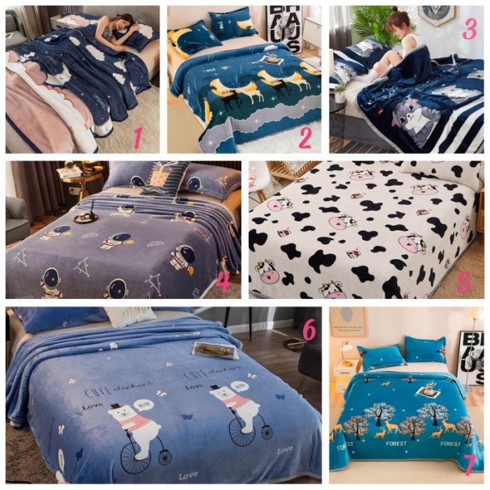 Selimut Dewasa selimut dewasa import uk.150x200 cm(G3L0) Selimut Bulu Halus BISA COD Selimut Bulu Te