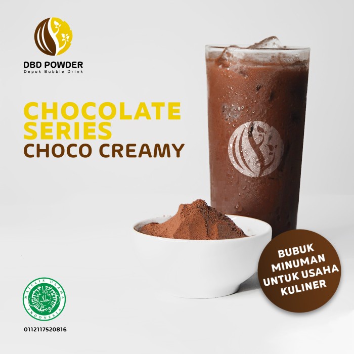 

Ready-Stock Bubuk Minuman Cokelat - Powder Choco Creamy | DBD Powder