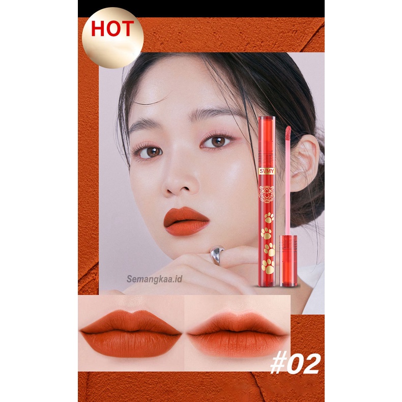 SVMY Lip Glaze Glair Lipstick  Bibir Cantik Tanpa Mengering atau Pudar