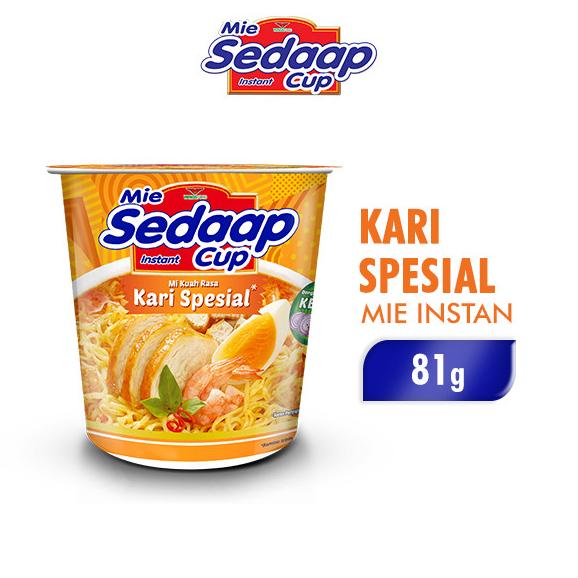 

Sedaap Cup Mie Instan Kari Spesial 81 Gr - Best Store