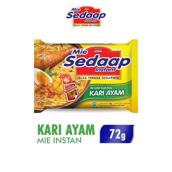 

Sedaap Mie Instan Kari Ayam 72 Gr - Best Store