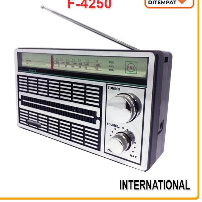 ✻ RADIO PORTABLE AM FM MODEL JADUL RADIO RODJA KLASIK BISA LISTRIK / BATREI ✭