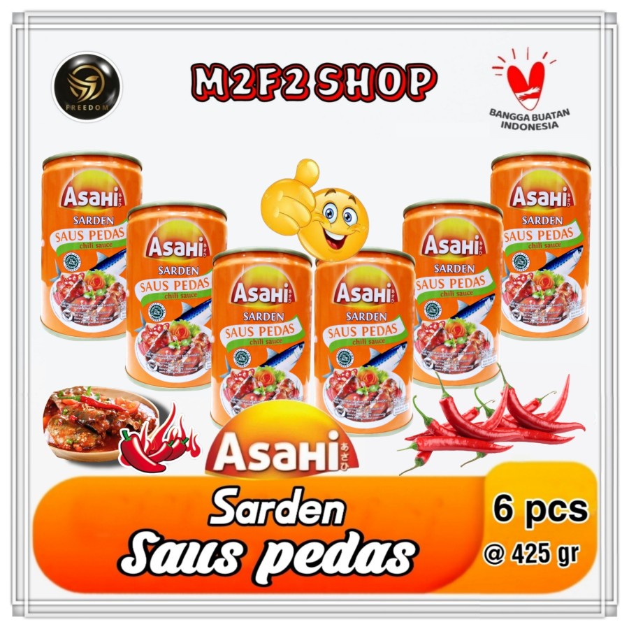 

Ikan Sarden ASAHI Sardines Dalam Saus Pedas - 425 gr (Kemasan 6 Pcs)