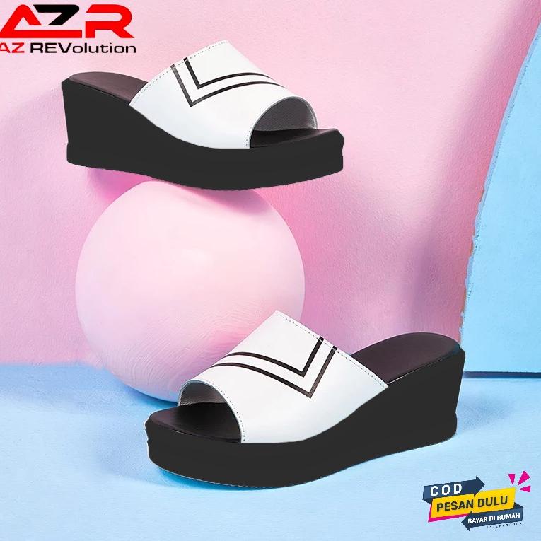 CHEKOUT Sandal Sofiya Terlaris // Sandal Wanita Andin // Sandal Wedges Calbie Kekinian Trend Import 