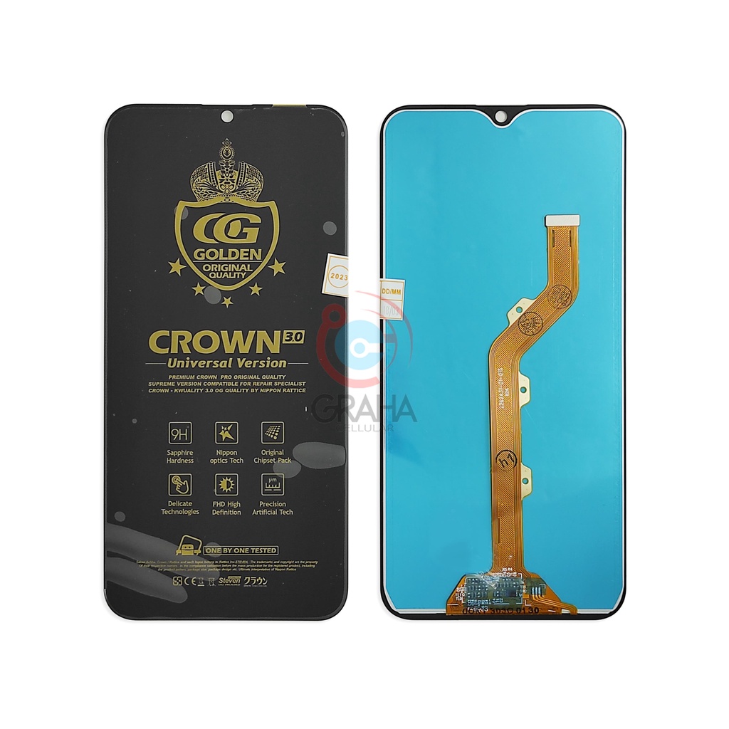 LCD INFINIX S4 / SMART 3 PLUS / X626 / X627 CROWN SUPER FULLSET TOUCHSCREEN