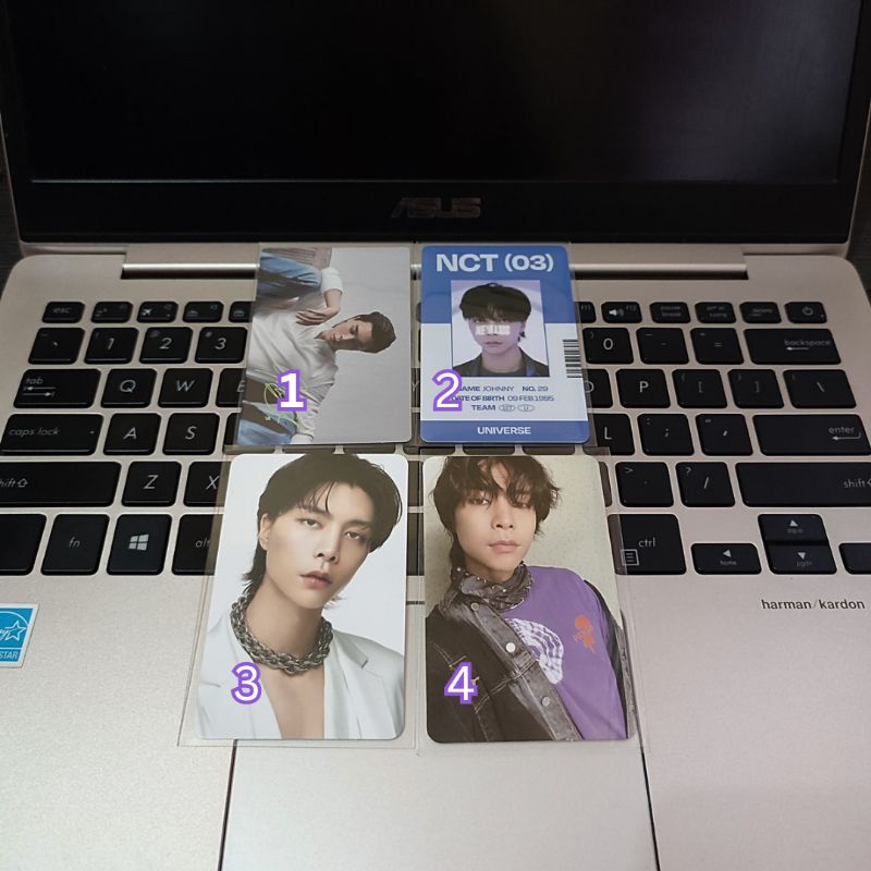 Photocard Johnny NCT 127 Photocard Johnny Nature Republic Johnny id card resonance johnny fortune ca