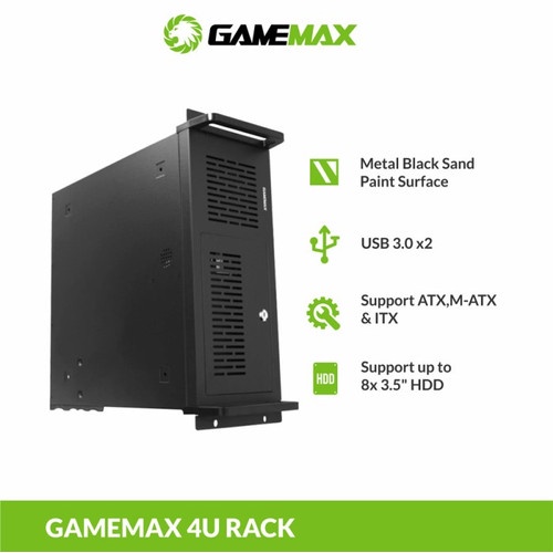 Casing Pc Gamemax 4U Rackmount Server 4U Industrial