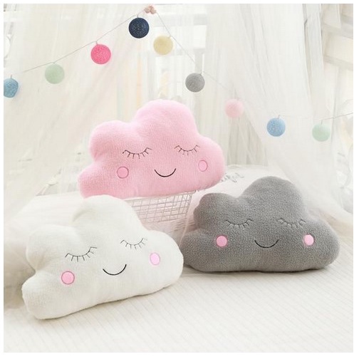 Boneka Bantal Hias AWAN warna warni lucu cocok buat kado