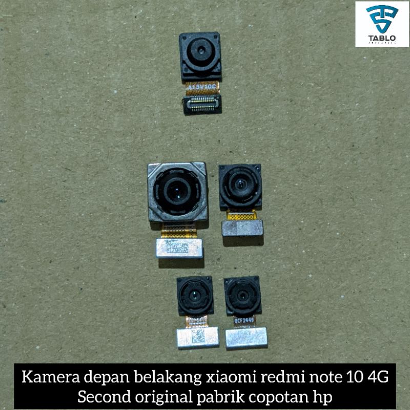 MODUL KAMERA DEPAN BELAKANG XIAOMI REDMI NOTE 10 4G SECOND ORIGINAL COPOTAN HP NORMAL GARANSI