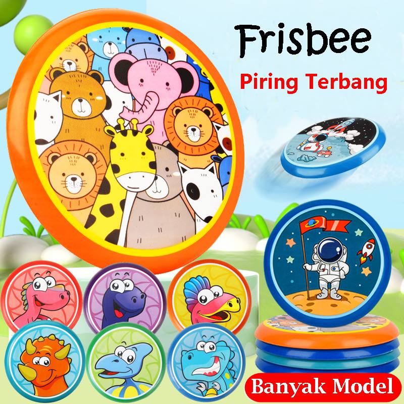 Mainan Anak Frisbee Piring Lempar Soft Boomerang Flying Disc disk - Outdoor Toy Main Lempar Tangkap