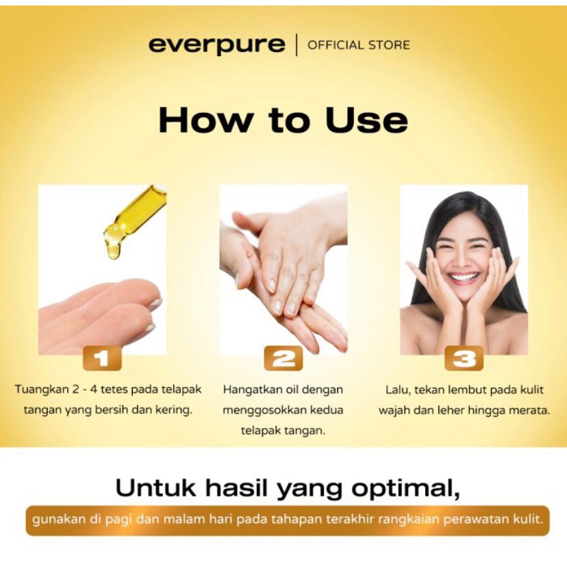 EVERPURE Herbaceous Buffet Oil Serum Minyak Wajah Non-Comedogenic