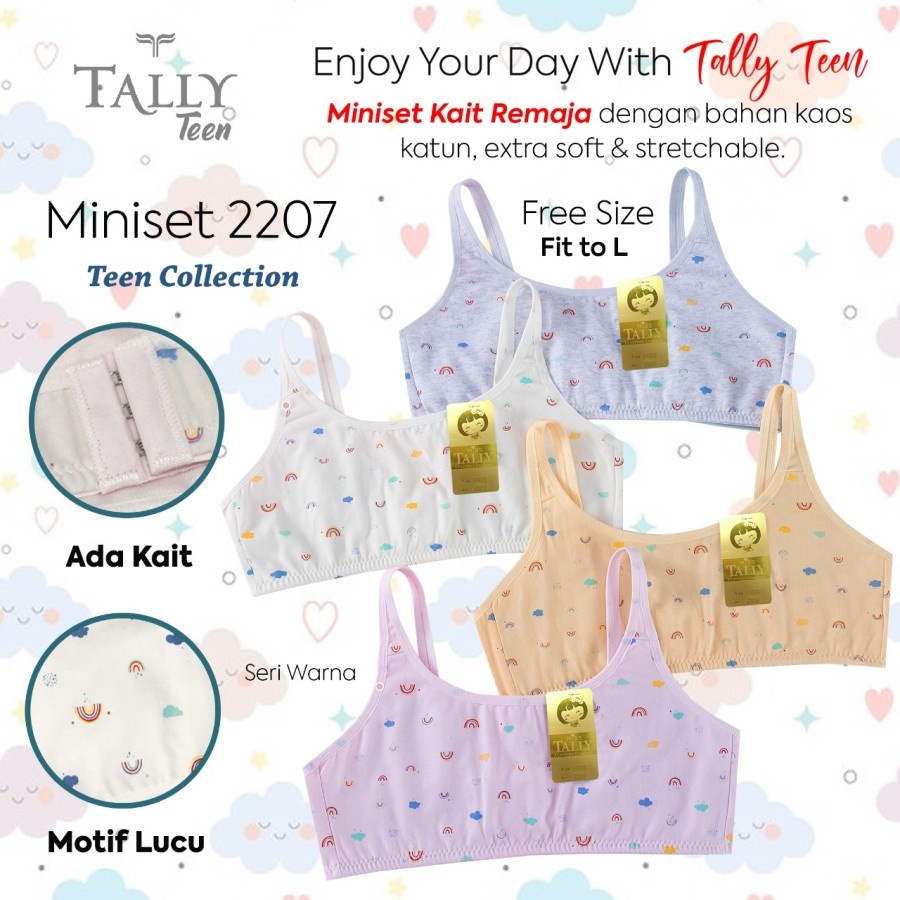 Tally Miniset 2207 I Free Size I Fit L/Xl I Bahan Katun Halus