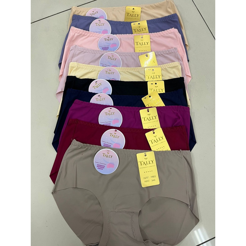 CD CELANA DALAM 344 TALLY - CD Celana Dalam Seamless Tanpa Jahitan TALLY 344 Asli Tally CD / Celana Dalam Seamless C 344 Celana Tanpa JahitanCelana dalam Tally 344 SEAMLESS - BISA PILIH WARNA  Celana dalam Tally 344 SEAMLESS - BISA PILIH WARNA