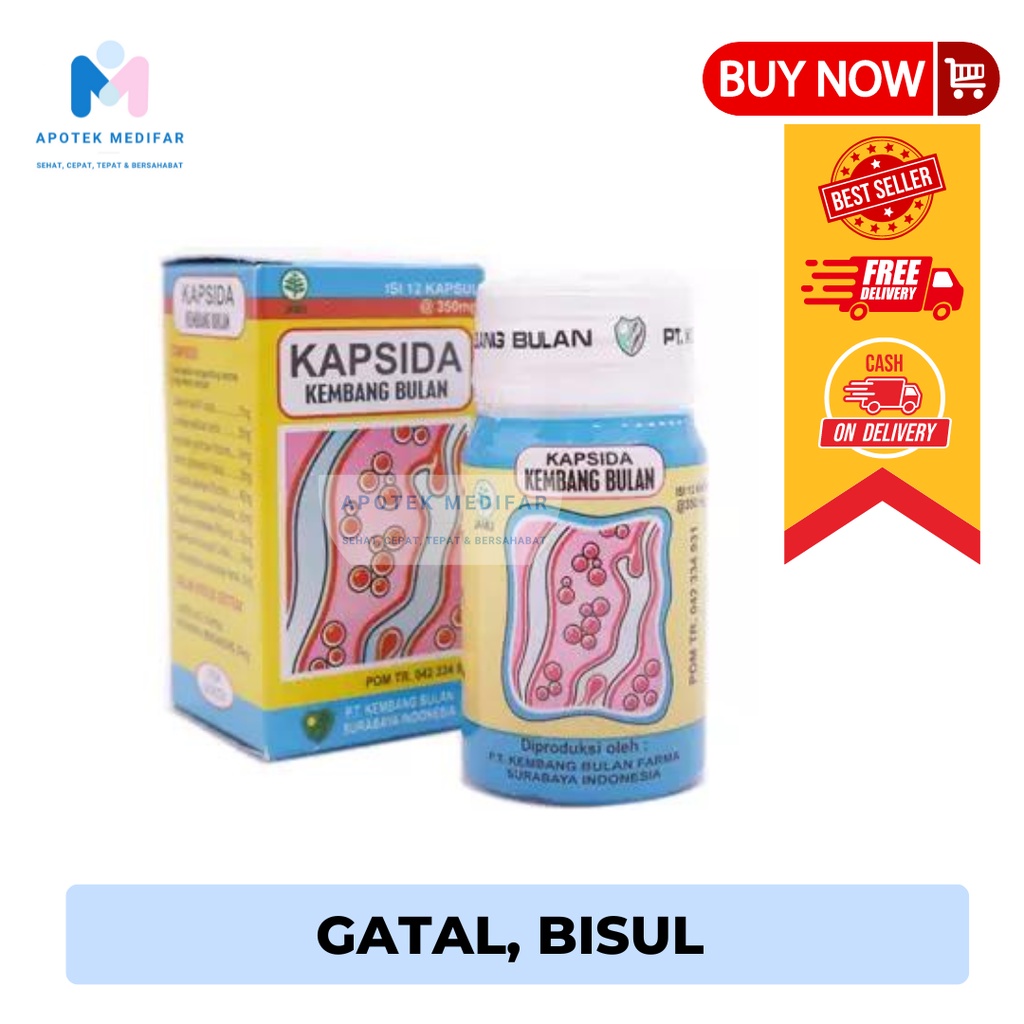 Kapsida Kembang Bulan Jerawat Gatal Koreng Bisul