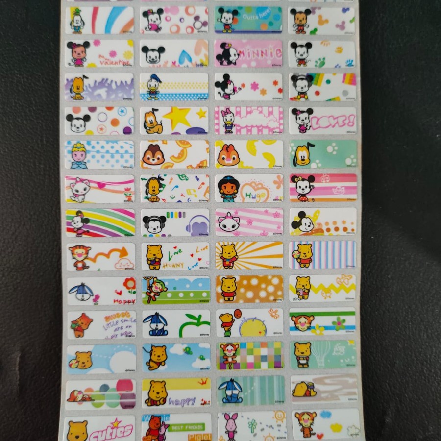 

Label Nama Waterproof - Girl size S