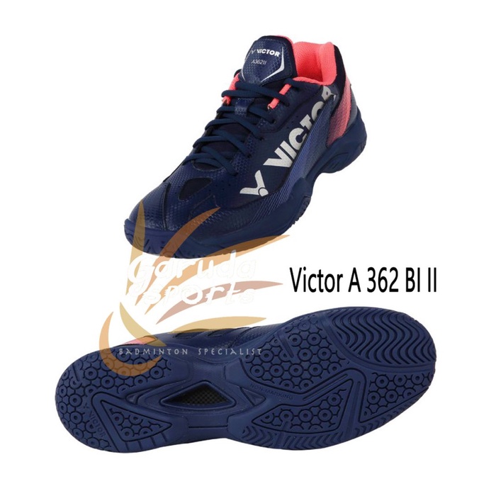 {MentariStore} Sepatu Badminton Victor A362 II Sepatu Bulutangkis Victor A 362 II - 43 Murah