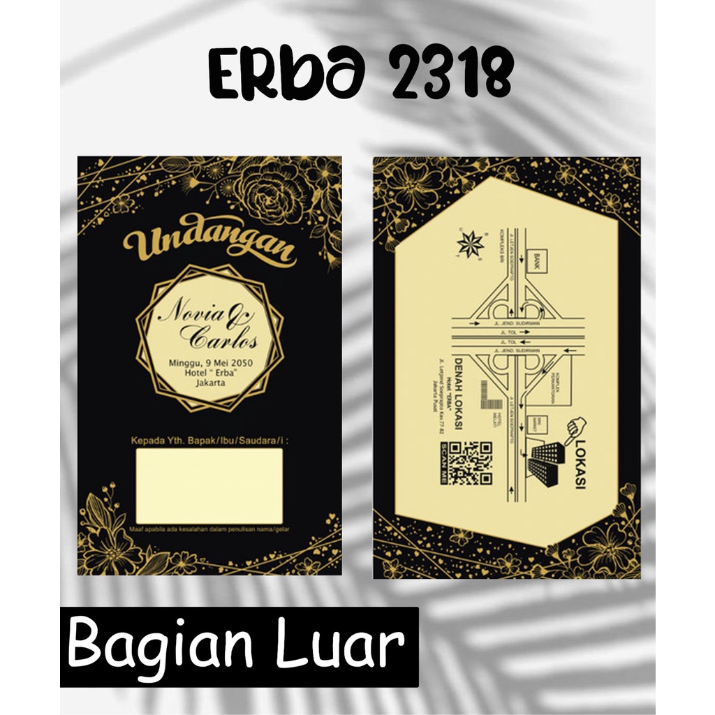 

Blangko Undangan Pernikahan ERA BARU / ERBA 2318 UNDANGAN KOSONGAN HARGA MURAH & BERKUALITAS