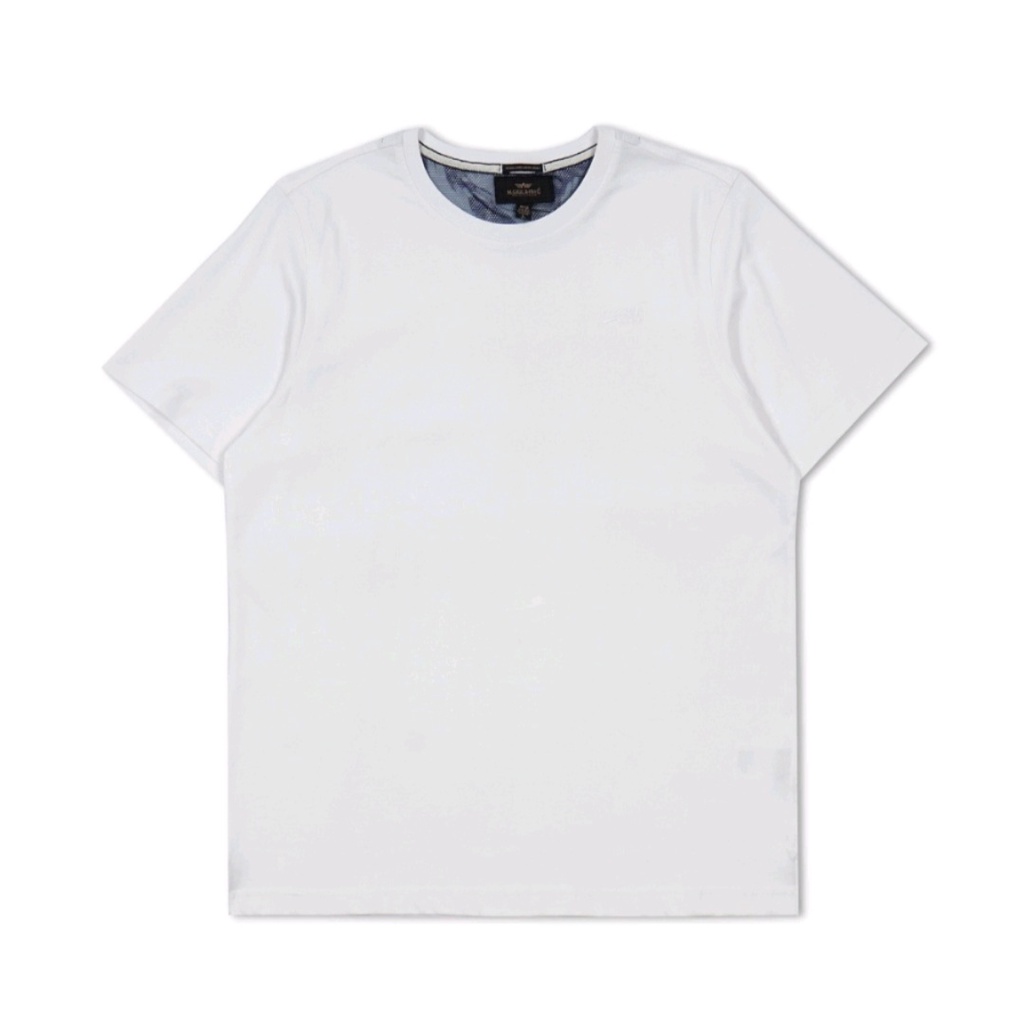 Kaos Original MGEE Basic Kasual Oblong Katun Lengan Pendek Cleo White