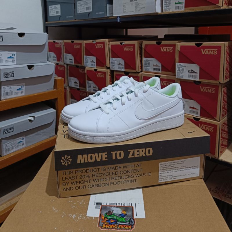 Nike Court Royale 2 Next Nature Triple White Original Resmi Store