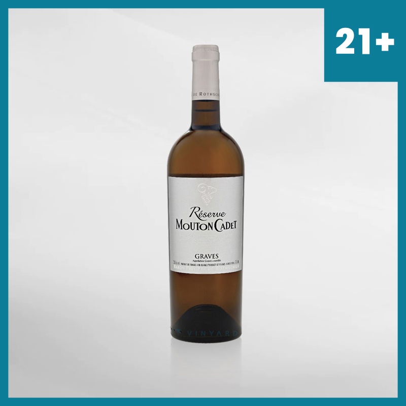 Reserve Mouton Cadet Graves Blanc 750 Ml ( Original &amp; Resmi By Vinyard )