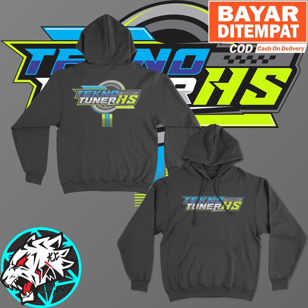 JAKET HOODIE TEKNO TUNER HS BIG SIZE JUMBO HOODIE RACING COWOK CEWEK
