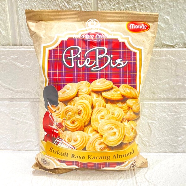 

Monde Pie Bis Biskuit Rasa Kacang Almond Kemasan 190gr