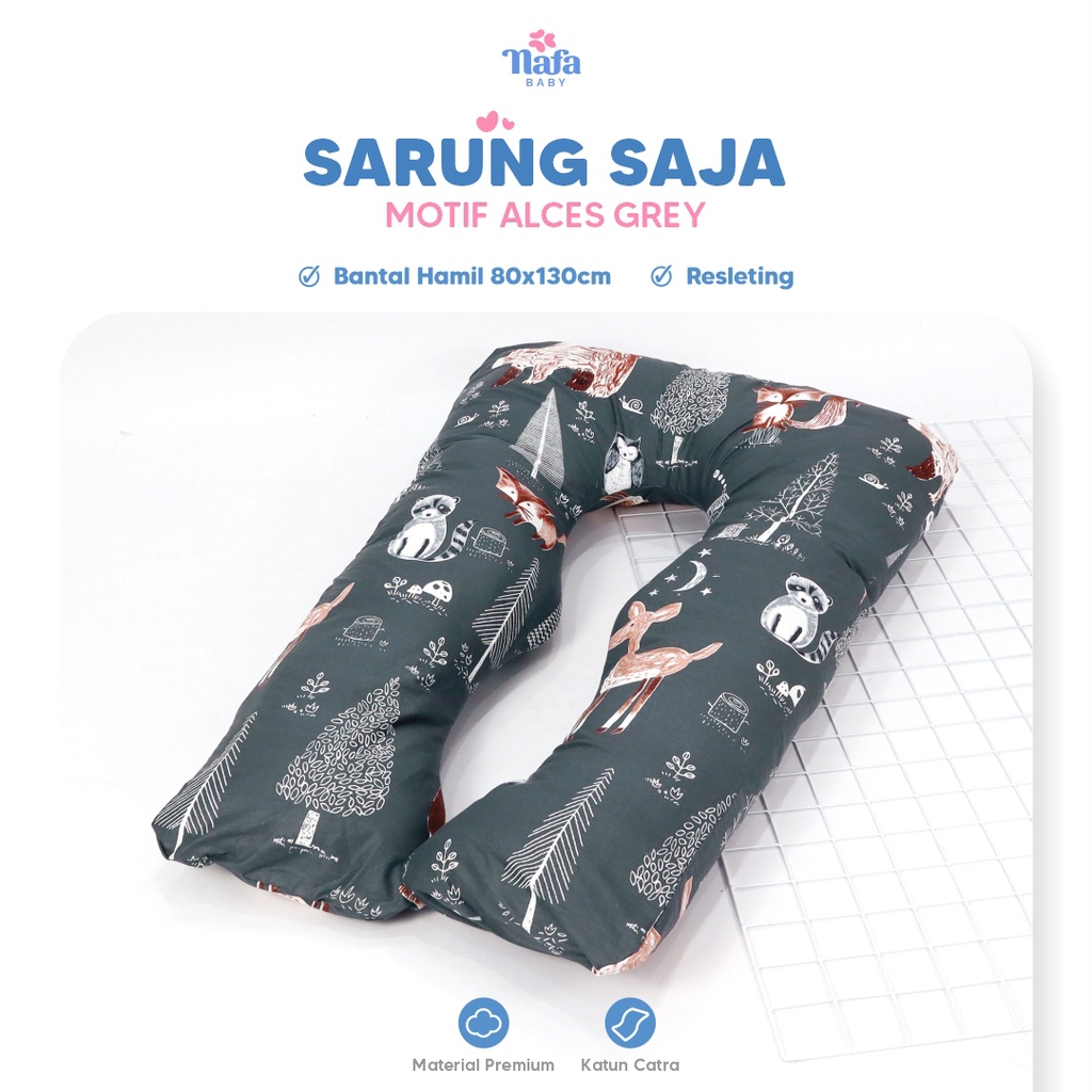 NAFA BABY - Sarung Saja Bantal Hamil | Sprei Bantal Hamil