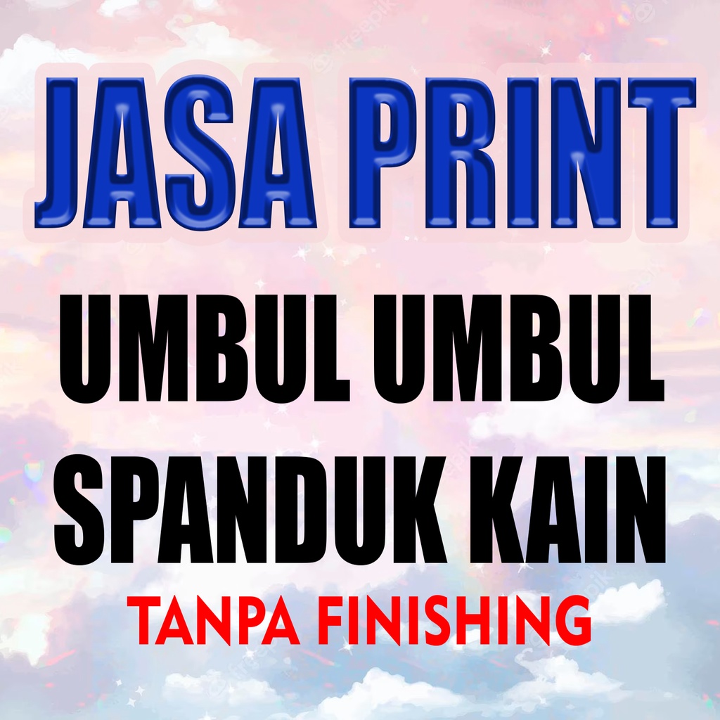 Jasa Print Umbul Umbul Spanduk Kain Pilpres 2024