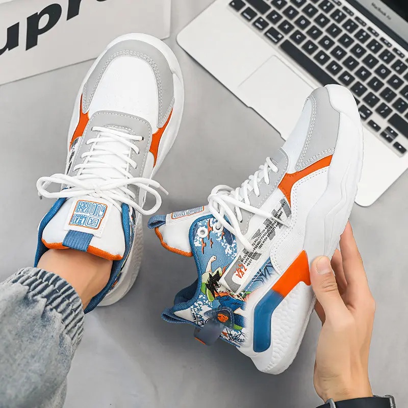 PHM Shoes [COD] Riku Sepatu Sneakers Pria Olahraga Sport Shoes Casual Running