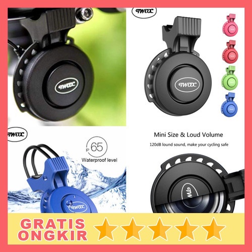 Klakson Bel Sepeda Electric Bicycle USB Rechargerable Cas Waterproof - Kelakson Bell Sepedah Elektri