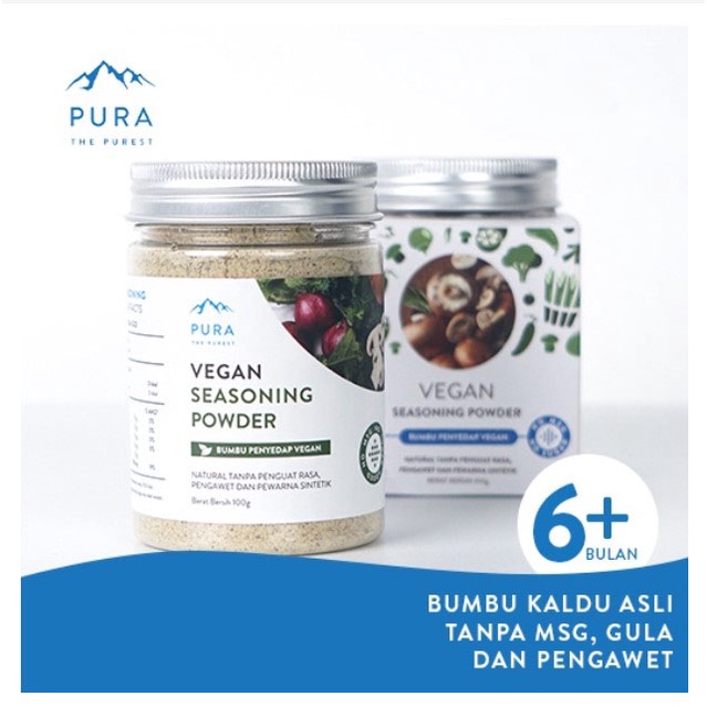 Pura Seasoning With Himalayan Salt Vegan Jamur 100gr- Kaldu Jamur Pura