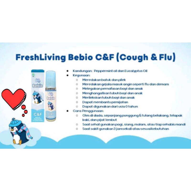 Freshcare Baby Happy Nose - Natural Essential Oil Melegakan Pernapasan || Baby BEBIO Essential Oil 9ml || Cessa