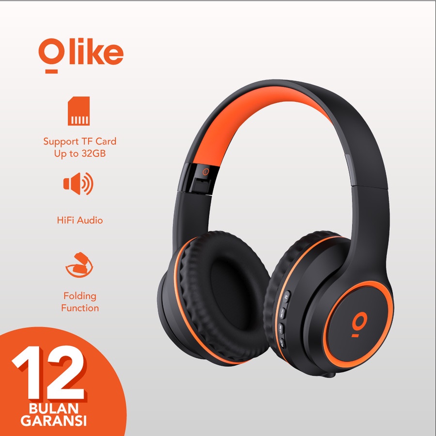 Headset Gaming Wireless  OLIKE  H1 On-ear With Mic Purebass Headphone