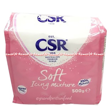 CSR Soft Icing 500gr Mixture Australia Premium Sugar Gula Putih C S R White Sugar Ceeser White Sugar