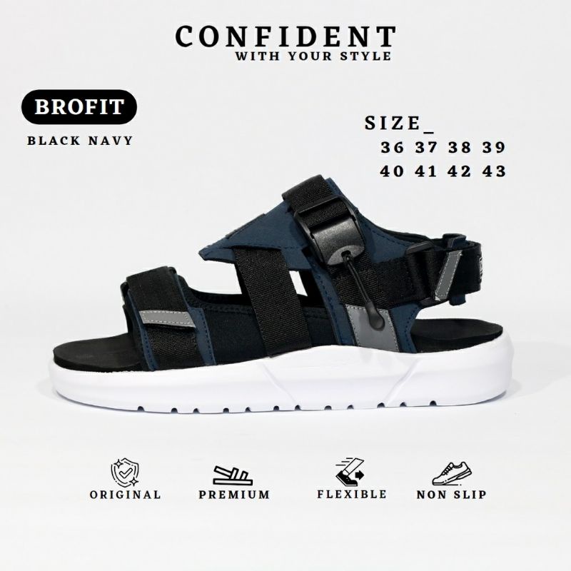 Confident - BROFIT - Sandal Gunung Pria & Wanita - Sandal Travelling