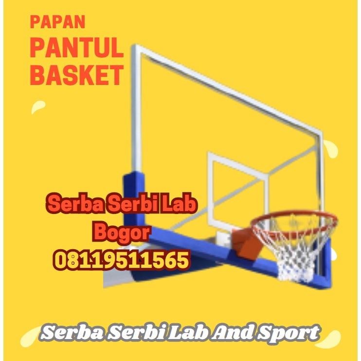 Papan Pantul Basket Akrilik 20mm 105x180 Ring Per 2 Murah