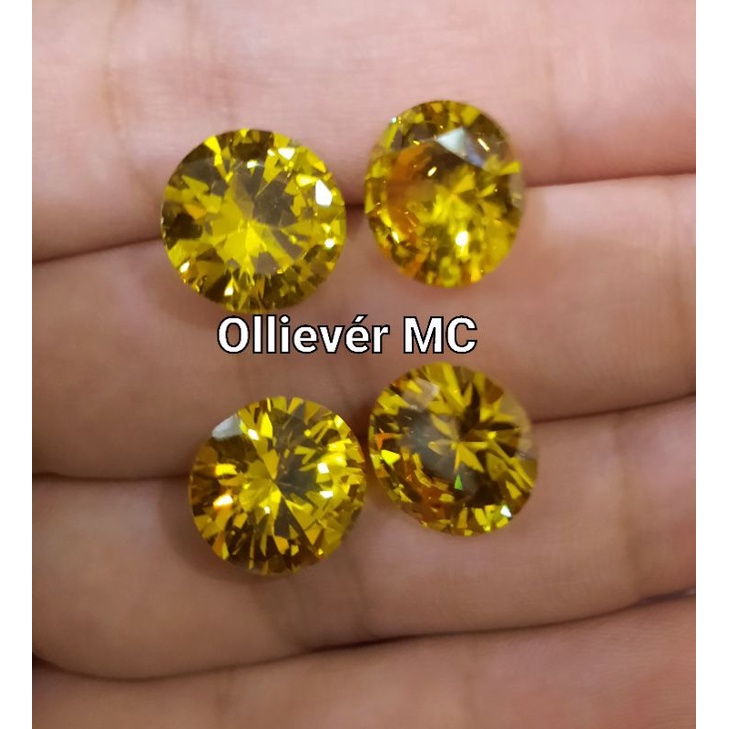 Batu Natural Yellow Topaz Asli