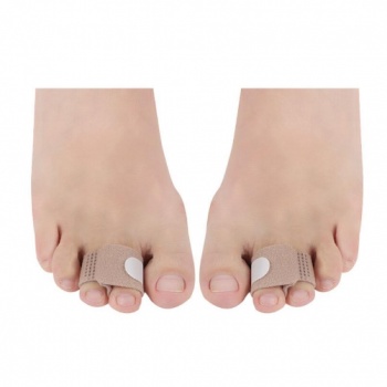 [6 PCS] Korektor Pelurus Jari Kaki Tangan Hallux Valgus Bunion Separator Bandage / Pemisah Jari Kaki Bunion / Korektor Jari Kaki Tangan Pereda nyeri Jari / Corrector Sleeve Pelindung Jari Kaki Bunion Bahan Kain PVC Anti Gerah Nyaman / Perban Jari Kaki