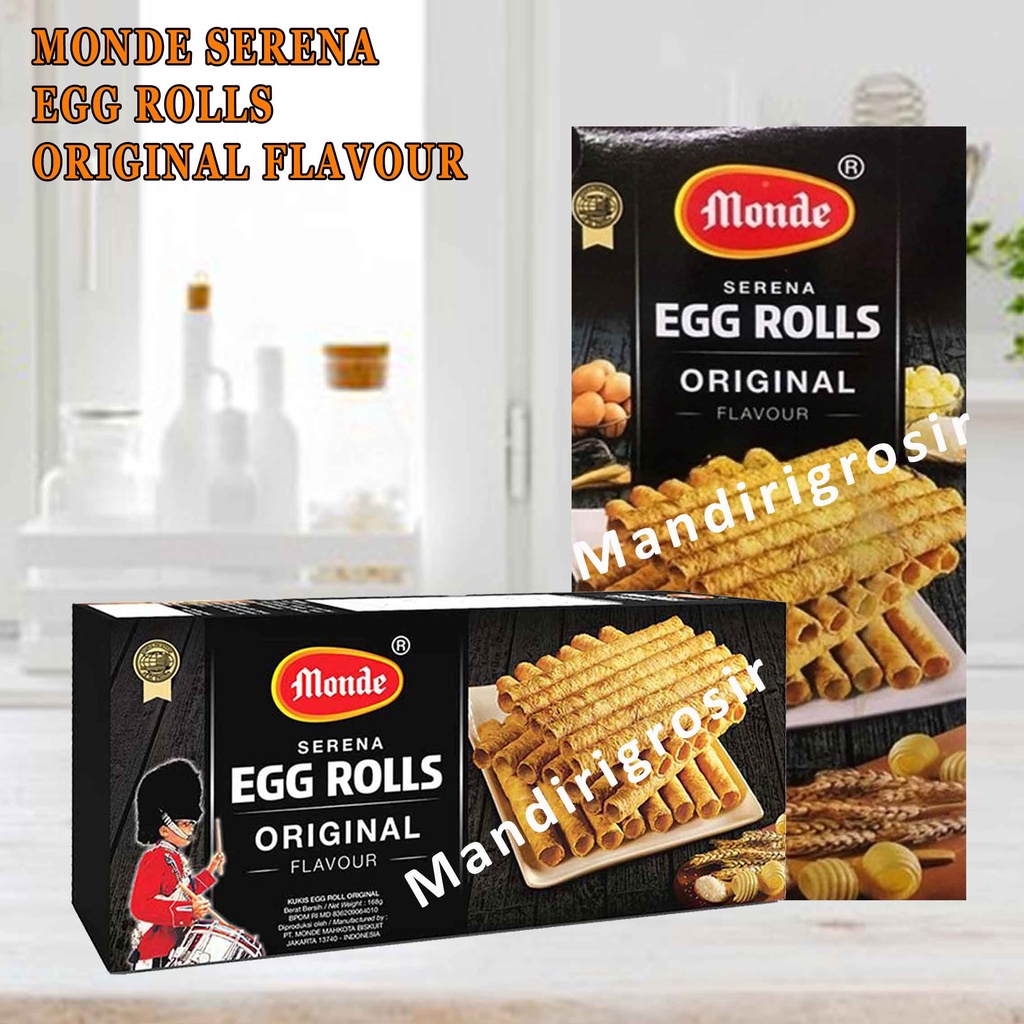 

SERENA EGG ROLLS* MONDE* ORIGINAL FLAVOUR* 168g