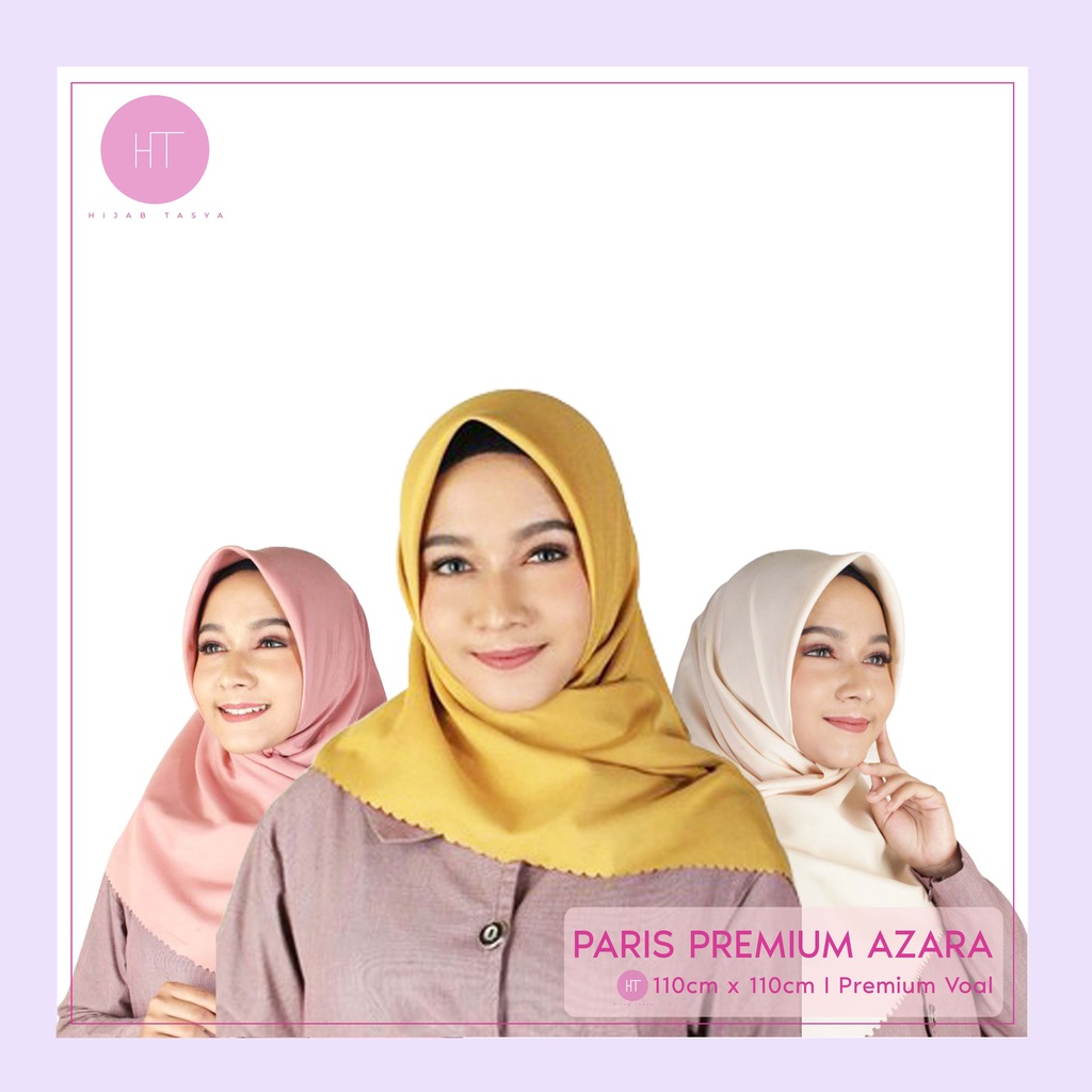 Paris Premium / Hijab Paris Premium / Hijab Paris Premium Azara Lasercut  - Warna Lengkap