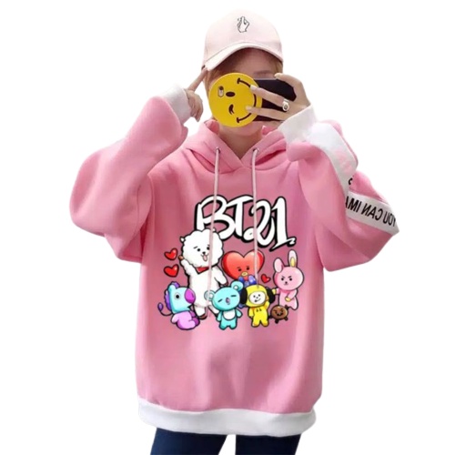 Bess - Hoodie Remaja Wanita / Hoodie Remaja BONEKA