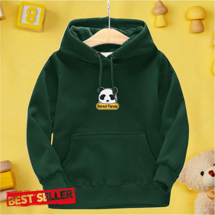 FREE ONGKIR !! Jaket ANAK Laki-laki Perempuan Sweater Hoodie TEBAL LEMBUT dan NYAMAN BORED PANDA