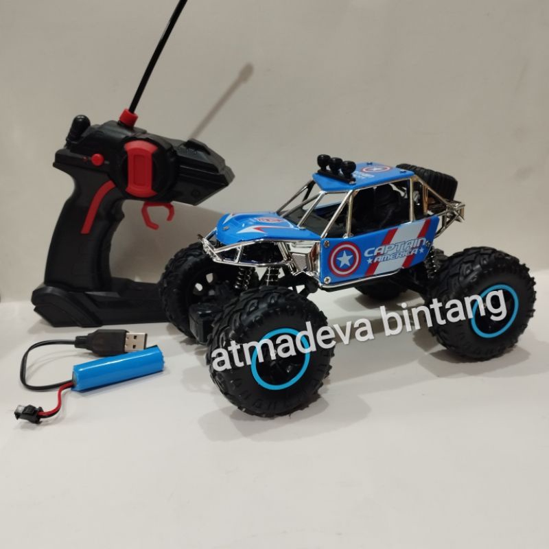 Mainan RC Mobil Remote Off-road Super Climbing 2wd Scale 1:20 Batre Cash Siap COD