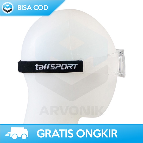 KACAMATA OLAHRAGA TENIS BASKET SPORT GLASSES DENGAN STRAP BY TAFFSPORT