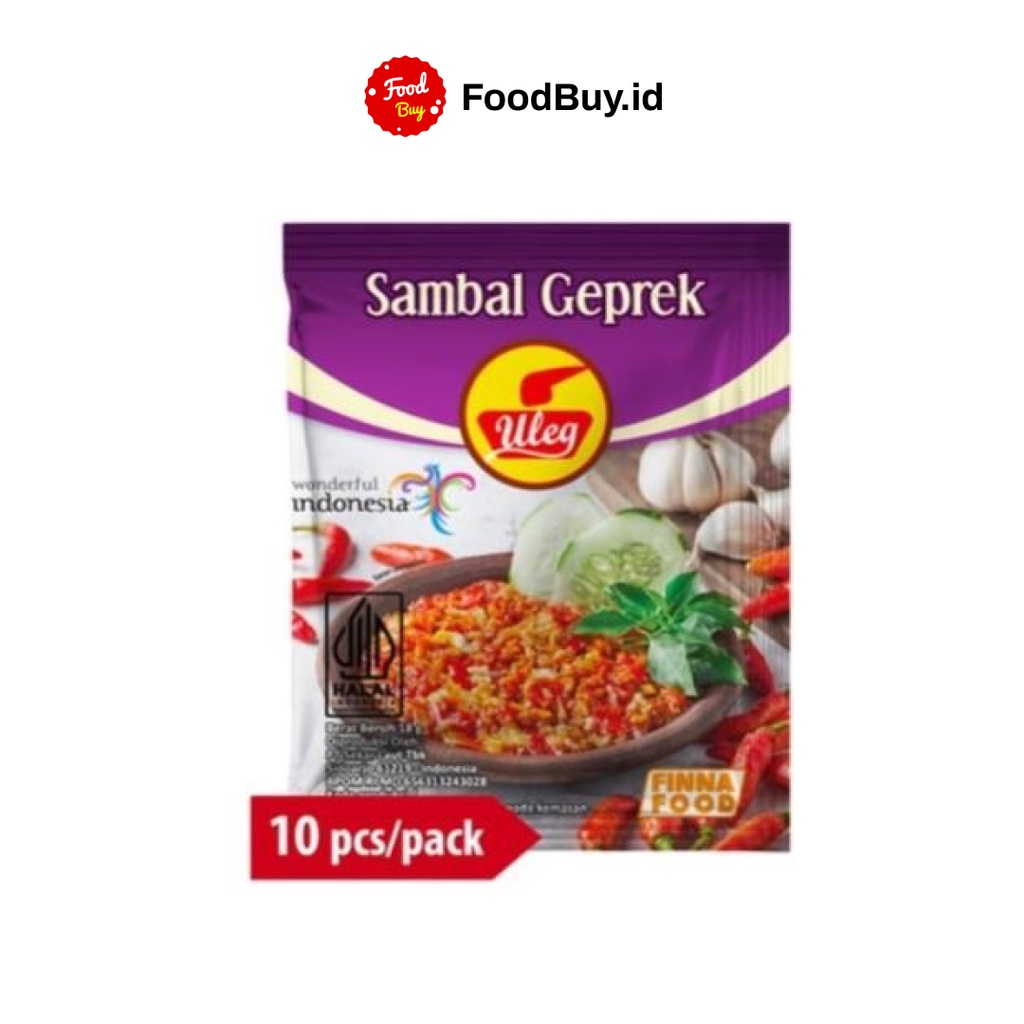 

Uleg Sambal Geprek Sachet 18 gr