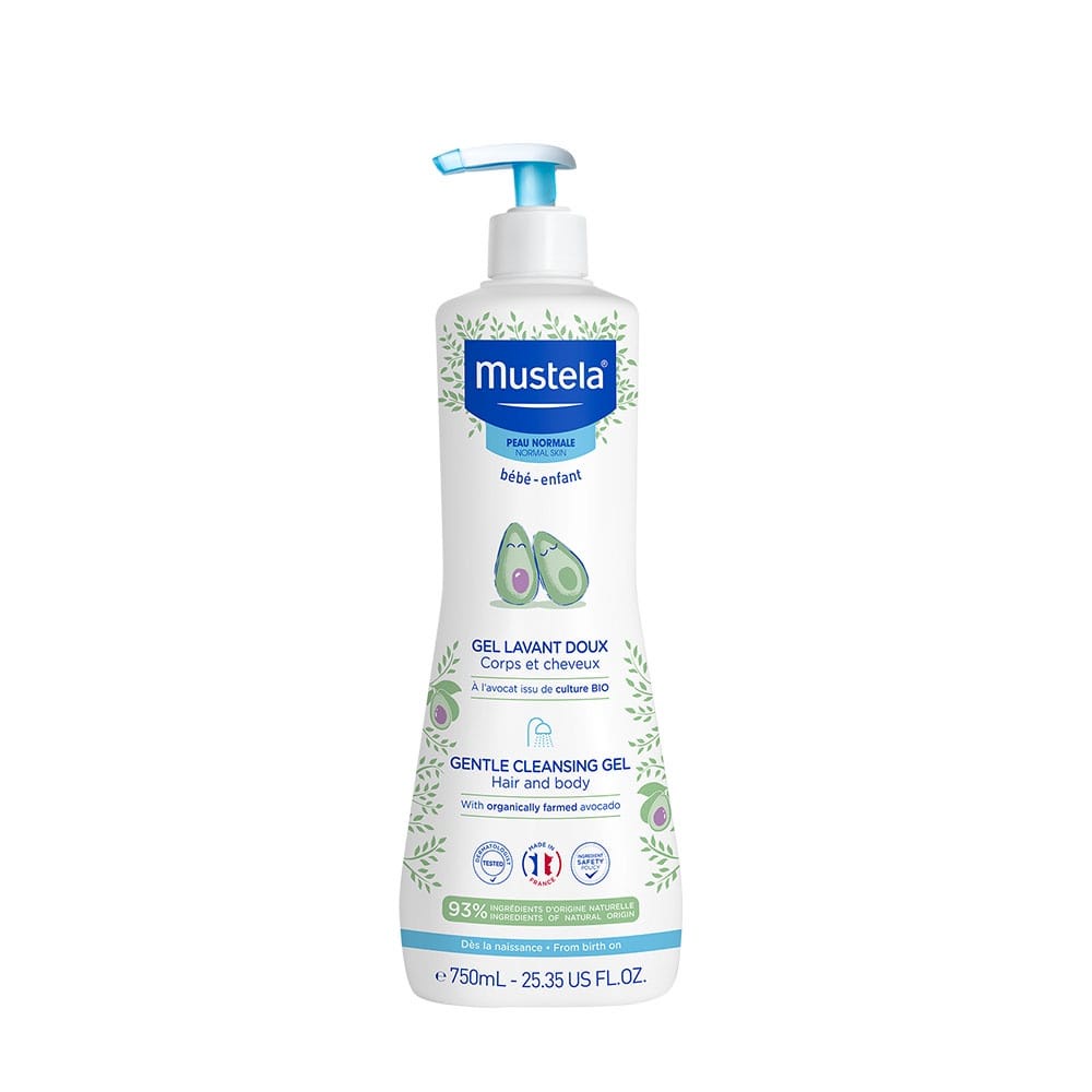 Mustela Gentle Cleansing Gel 750ml - Sabun Mandi Bayi