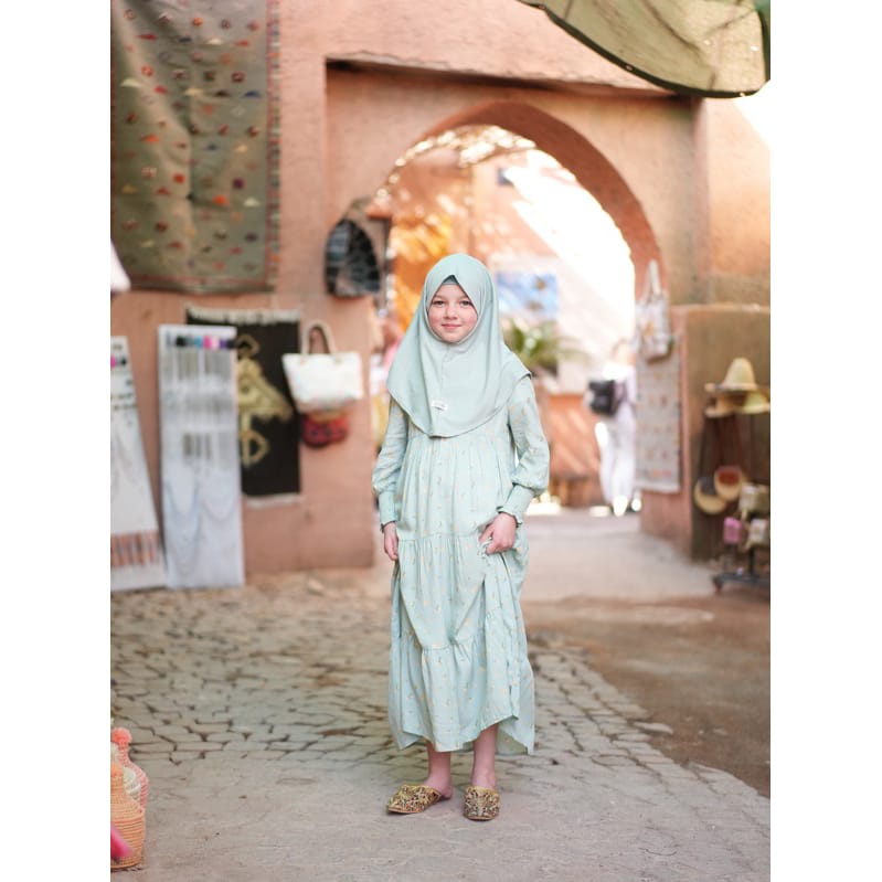 Bohopanna NAURA DRESS Raya Collection / Boho Baby Gamis Dress Anak Perempuan Raya Collection